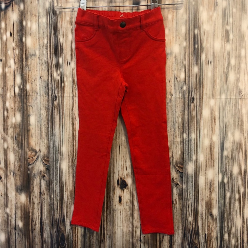 Girls 5T Children’s Place Pull On Red Pants
